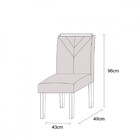 Conjunto Mesa Mariana Retangular E 4 Cadeiras Flor