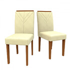 Conjunto Mesa Mariana Retangular E 6 Cadeiras Flor