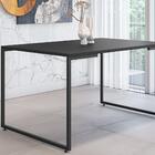 Conjunto Mesa Minimalista E Estante Ártemis Preto