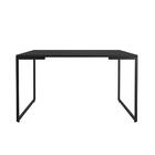 Conjunto Mesa Minimalista E Estante Ártemis Preto