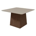 Conjunto Mesa Nevada 130cm Tampo Mdf/vidro 8 Cadeiras Vênus M