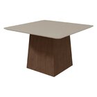 Conjunto Mesa Nevada 130cm Tampo Mdf/vidro 8 Cadeiras Vênus M