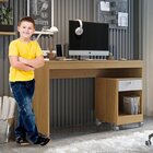 Conjunto Mesa Para Computador Giga E Armário Multiuso 2 Porta