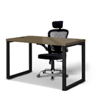 Conjunto Mesa Para Escritório Secretária 1,20mt Com Cadeira D