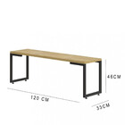 Conjunto Mesa Porto E 2 Bancos Porto Móveis Belo