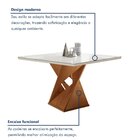 Conjunto Mesa Quadrada Com Vidro E 4 Cadeiras 100cmx100cm Bar