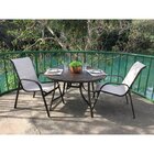 Conjunto Mesa Redonda 150cm Com Giratória Central Porto Rico