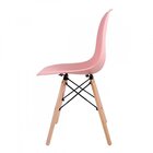 Conjunto Mesa Redonda 90cm Tampo Em Mdf 4 Cadeiras Pp Base Ma