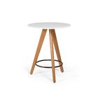 Conjunto Mesa Redonda Aline 70cm Branca Com 2 Cadeiras Eames