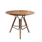 Conjunto Mesa Redonda Com 4 Cadeiras Jacarta Courino Preto/pr