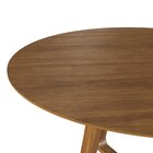 Conjunto Mesa Redonda Com 4 Cadeiras Madeira Maciça Tampo Lam