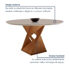 Conjunto Mesa Redonda Com 4 Cadeiras Tampo Mdf Barcelona Yesc