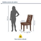 Conjunto Mesa Redonda Com Vidro E 6 Cadeiras Tampo 120cmx120c