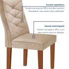 Conjunto Mesa Redonda Com Vidro E 6 Cadeiras Tampo 120cmx120c