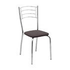 Conjunto Mesa Redonda Tampo De Vidro E 4 Cadeiras Assento Cou