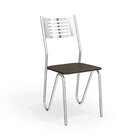 Conjunto Mesa Reno Tampo De Vidro E 4 Cadeiras Napoles Cromad