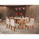 Conjunto Mesa Requinte Com 6 Cadeiras Veneza Viero