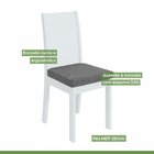 Conjunto Mesa Retangular 120cm 4 Cadeiras Athenas Móveis Lopa