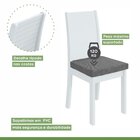 Conjunto Mesa Retangular 120cm 4 Cadeiras Athenas Móveis Lopa