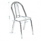 Conjunto Mesa Retangular 4166 Tampo De Vidro E 6 Cadeiras 403