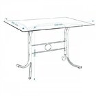 Conjunto Mesa Retangular 4166 Tampo De Vidro E 6 Cadeiras 403