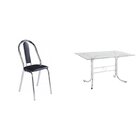 Conjunto Mesa Retangular 4166 Tampo De Vidro E 6 Cadeiras 403