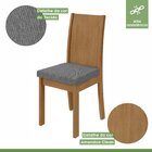 Conjunto Mesa Retangular 4 Cadeiras 120cm Athenas Móveis Lopa