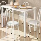 Conjunto Mesa Retangular Com 04 Cadeiras Roma 900 Bona Vita