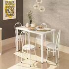 Conjunto Mesa Retangular Com 04 Cadeiras Roma 900 Bona Vita
