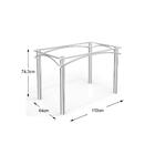 Conjunto Mesa Retangular De Vidro E 6 Cadeiras Kappesberg Cro