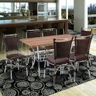 Conjunto Mesa Retangular Em Mdp E 6 Cadeiras 1892 Cozinha Nog