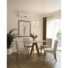 Conjunto Mesa Retangular Laminada Cinamomo 120x90 4 Cadeiras