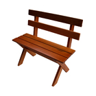 Conjunto Mesa Rústica 2m E 4 Bancos Madeira Maciça Eucalipto