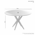 Conjunto Mesa Simpatia Redonda Off White Com 4 Cadeiras Jade