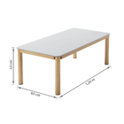 Conjunto de Mesa com Sofá e Poltrona para Jardim Ares 5 Lugares Alumínio Bege Naterial