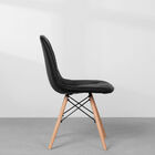 Conjunto Mesa Square Redonda 80cm Pés Em Madeira Taeda Com 2