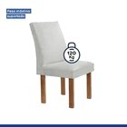 Conjunto Mesa Stella Ripada 120cm Com 4 Cadeiras Canela Tampo