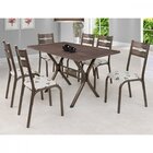 Conjunto Mesa Tampo Bp Tok E 6 Cadeiras Luna Ciplafe