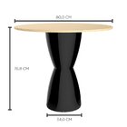 Conjunto Mesa Tampo De Pinus E 3 Banquetas Fit