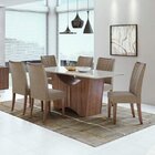 Conjunto Mesa Tampo De Vidro 6 Cadeiras Apogeu Móveis Lopas I
