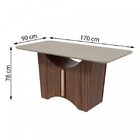 Conjunto Mesa Tampo De Vidro 6 Cadeiras Apogeu Móveis Lopas I