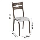 Conjunto Mesa Tampo De Vidro Incolor 0,90m Redondo 4 Cadeiras