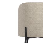 Conjunto Mesa Tampo Marmorizado Vidro Com 6 Cadeiras Love Ibi