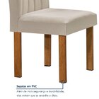 Conjunto Mesa Tampo Redondo Plus Vidro Kansas 100cm 4 Cadeira