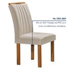 Conjunto Mesa Tampo Redondo Plus Vidro Kansas 100cm 4 Cadeira