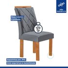 Conjunto Mesa Tampo Redondo Plus Vidro Kansas 100cm 4 Cadeira