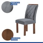 Conjunto Mesa Tampo Redondo Plus Vidro Kansas 100cm 4 Cadeira