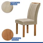 Conjunto Mesa Tampo Slim Plus Vidro Kansas 100cm 4 Cadeiras A