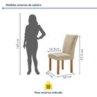Conjunto Mesa Tampo Slim Plus Vidro Kansas 100cmx100cm 4 Cade