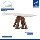 Conjunto Mesa Tampo Smart Plus Kyra 120cmx90cm 4 Cadeiras Art
